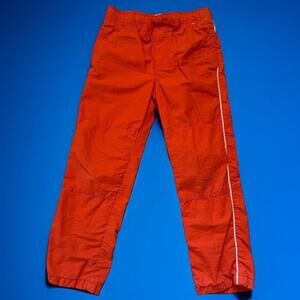 Gymboree Boys Pants Sz 6‎ Hop n Roll The Gymster Athletic Orange Lined